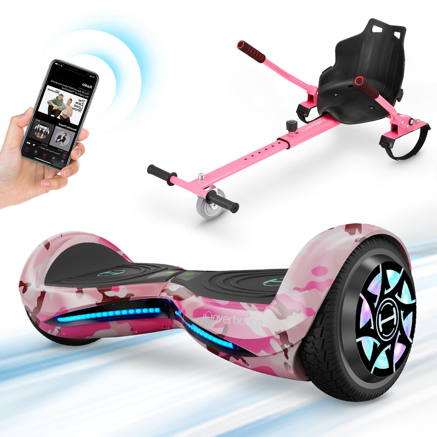 iHoverboard H2 bleu Hoverboard pour enfants