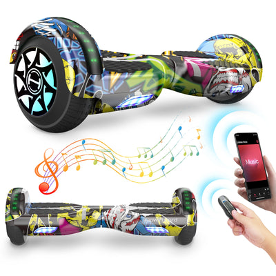 iHoverboard H4 Bleu Bluetooth Hoverboard 6,5"