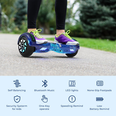 iHoverboard H4 Bleu Bluetooth Hoverboard 6,5"