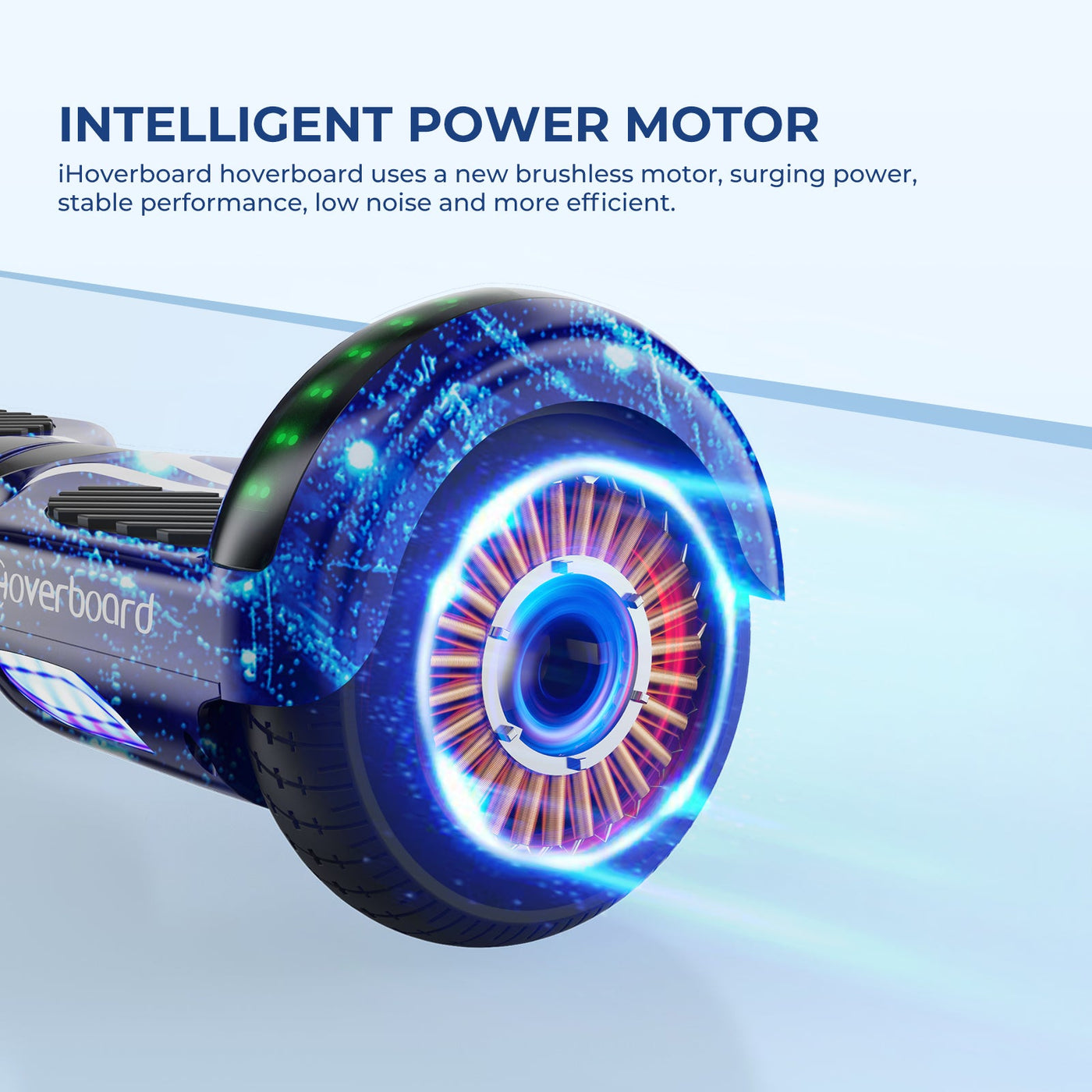 iHoverboard H4 Bleu Bluetooth Hoverboard 6,5"