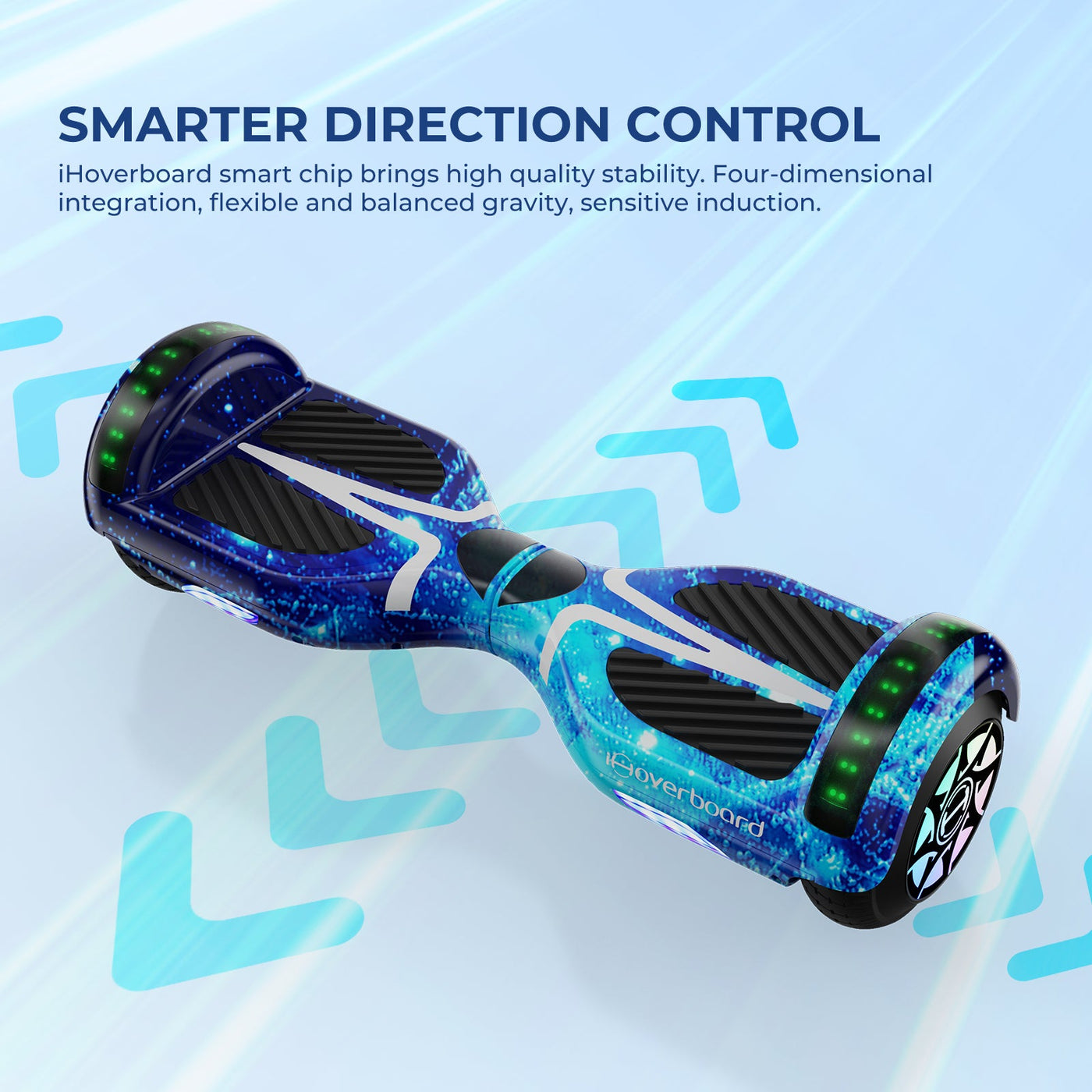 iHoverboard H4 Bleu Bluetooth Hoverboard 6,5"