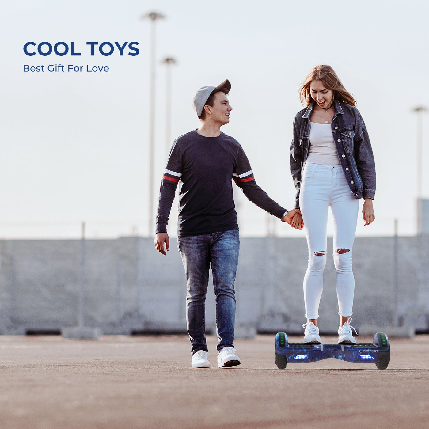iHoverboard H4 Bleu Bluetooth Hoverboard 6,5"